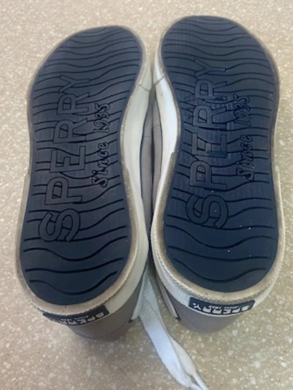 Sperry Top-Sider Gray Canvas Boat Shoes Sneakers - Women’s 9.5